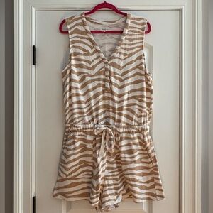 Loft Lou & Grey Animal Print Romper